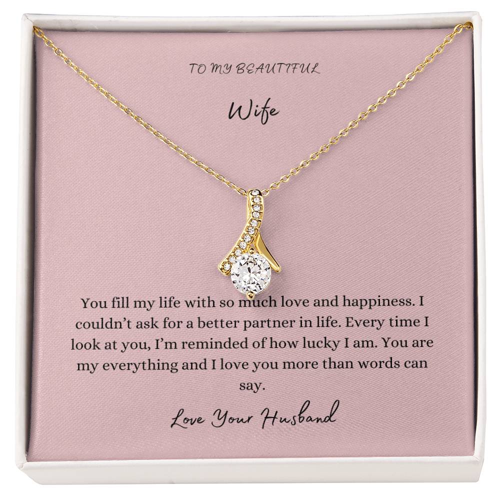 To My Wife, Alluring Pendant, Love Your Husband