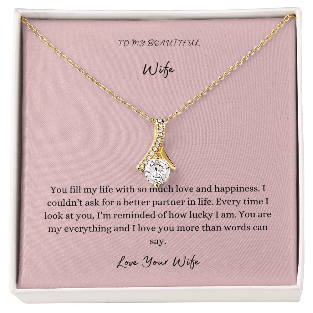 To My Wife, Alluring Pendant, Love Your Wife