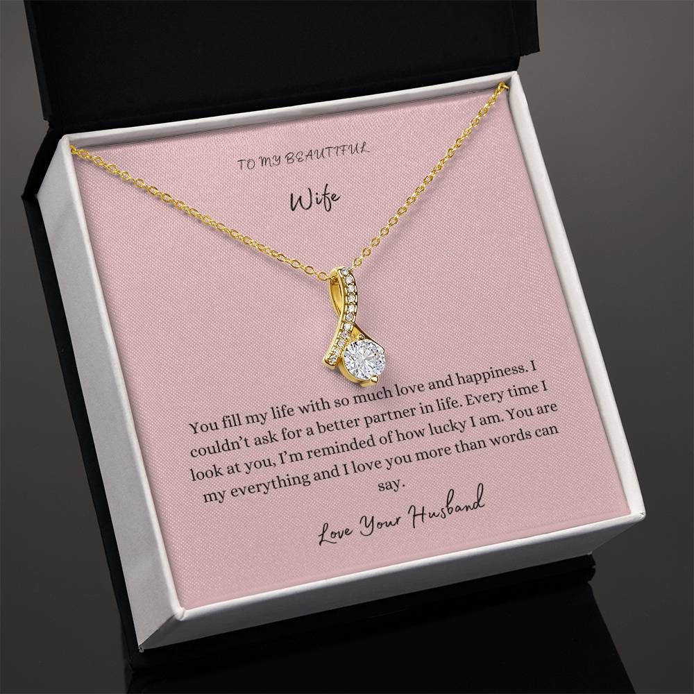 To My Wife, Alluring Pendant, Love Your Husband