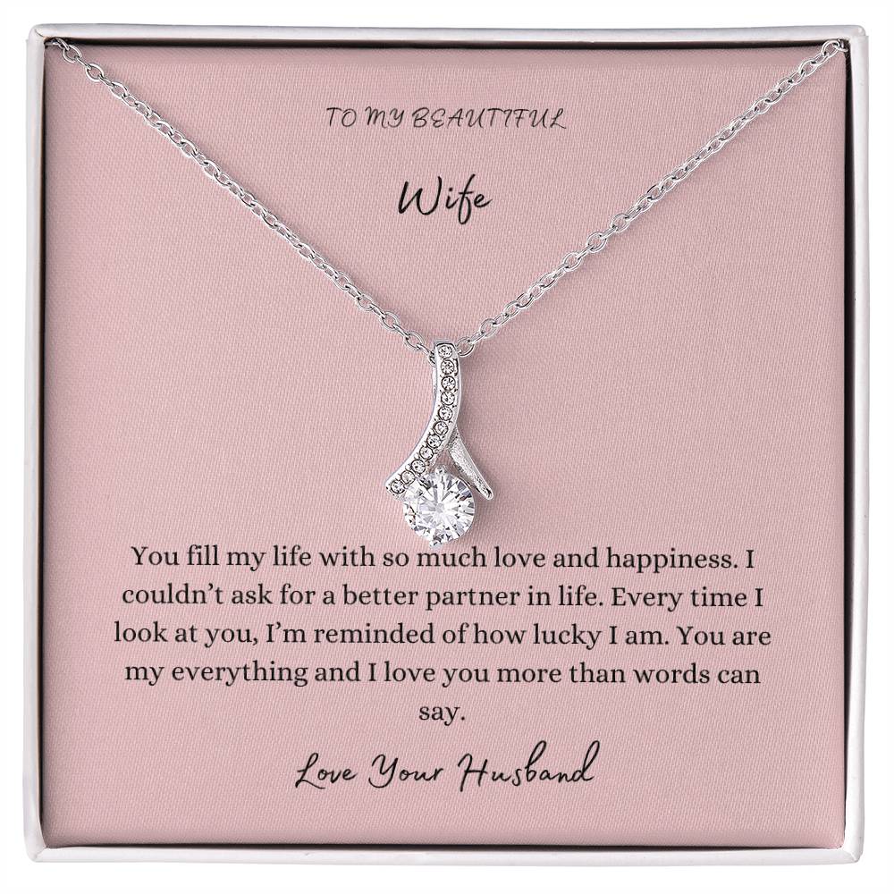 To My Wife, Alluring Pendant, Love Your Husband