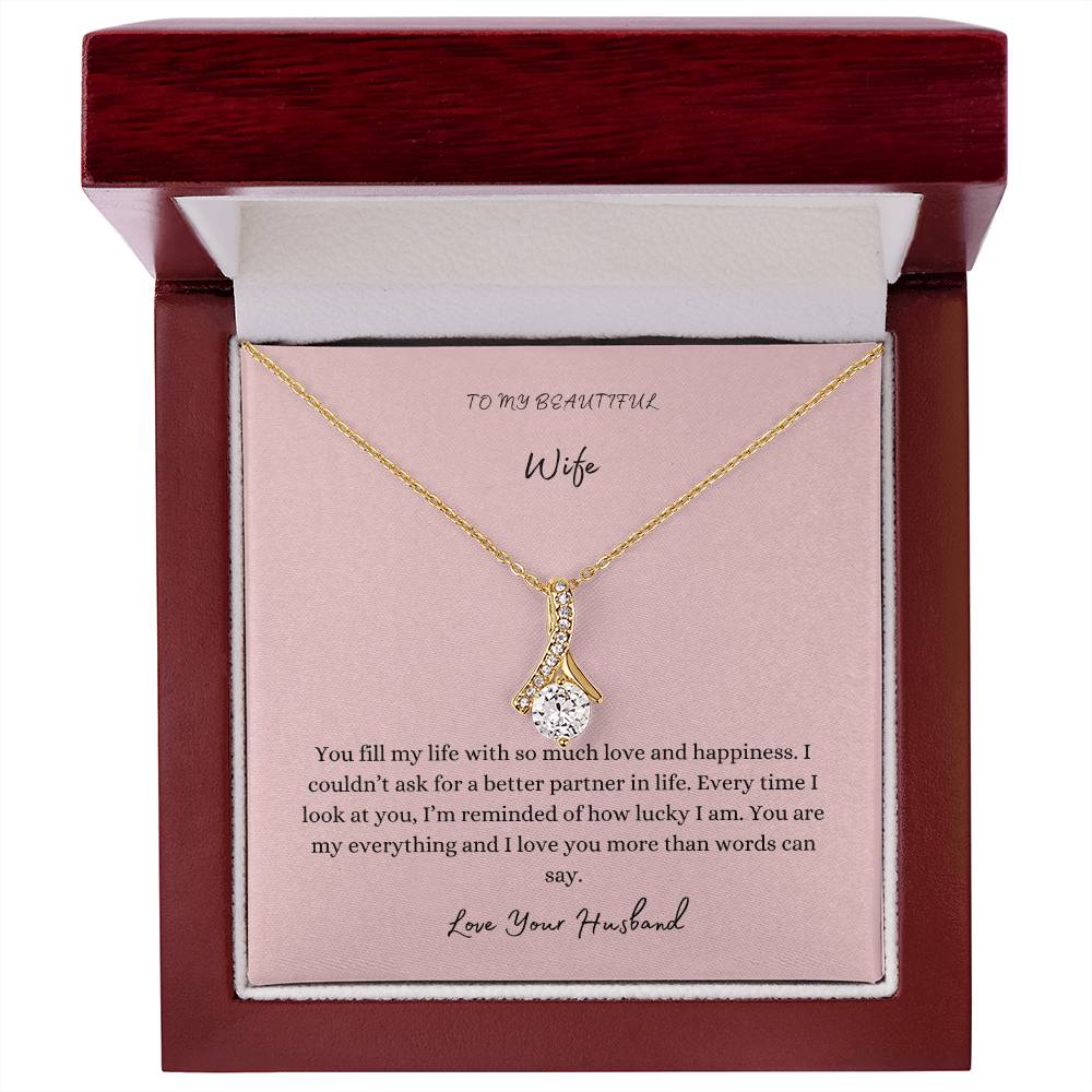 To My Wife, Alluring Pendant, Love Your Husband
