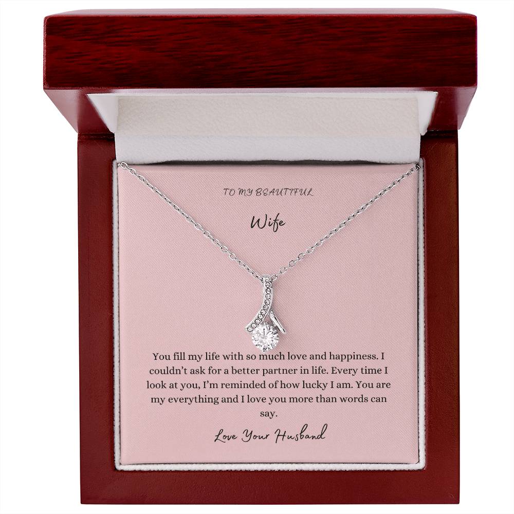 To My Wife, Alluring Pendant, Love Your Husband