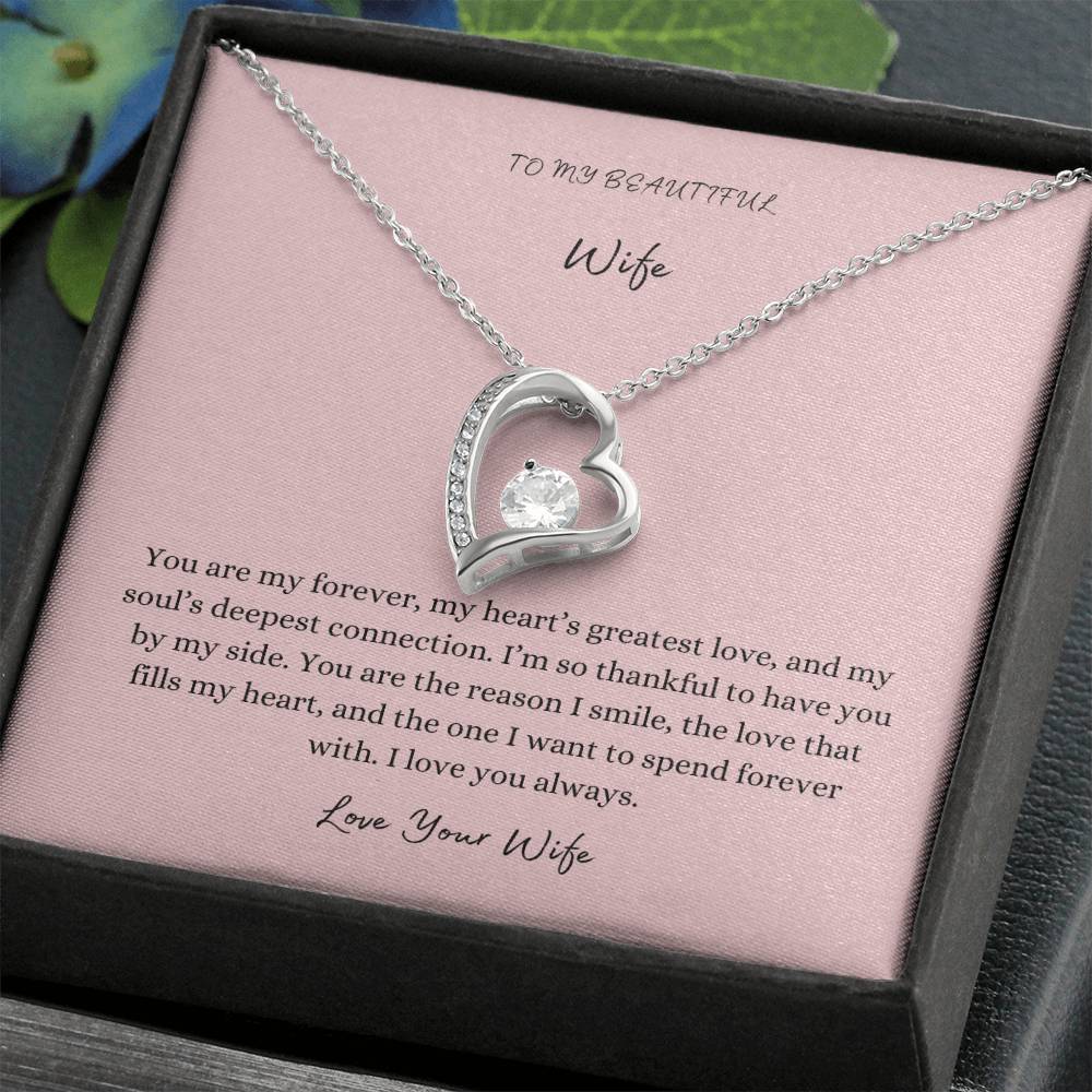 To My Wife, Heart Pendant, Love Your Wife