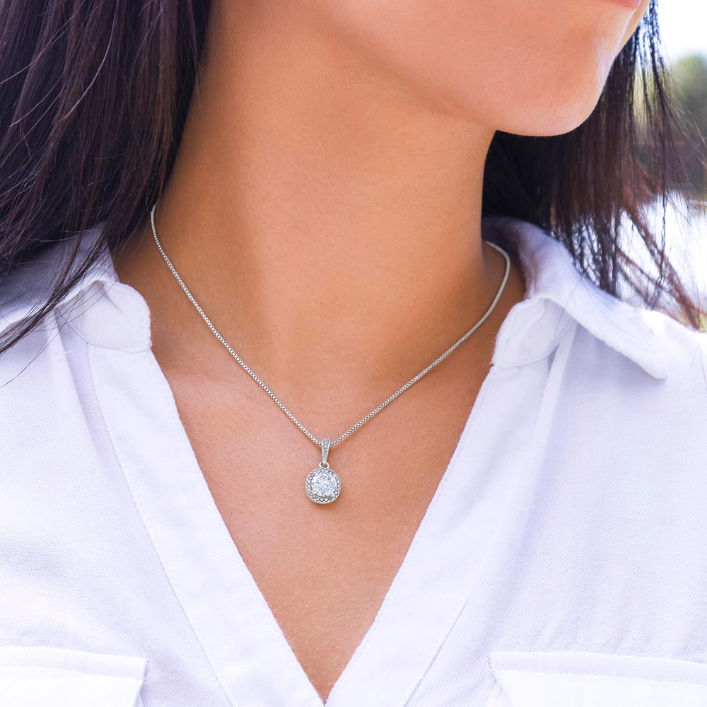 To My Daughter: Grace Pendant, Love Mom